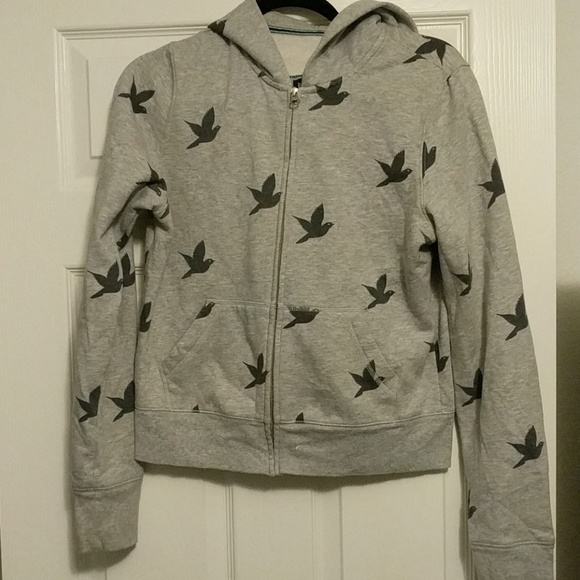 Dove dark grey and light grey zip hoodie - Picture 1 of 4